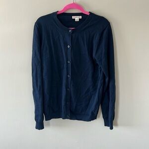 Crew cuts Girls Cardigan, Navy Blue, Size 12